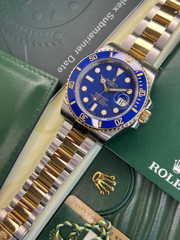 Rolex Submariner "Bluesy Flat Blue" 2010 Box & Papers
