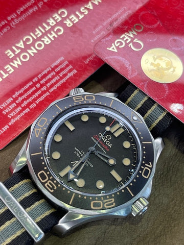 OMEGA Seamaster Diver 300M James Bond 007 42mm Titanium Automatic Watch