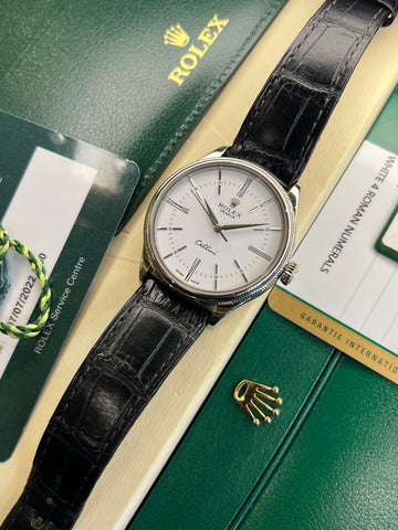 Rolex Cellini Time White Gold (2015 Box & Papers - 2022 Rolex Service) 50509