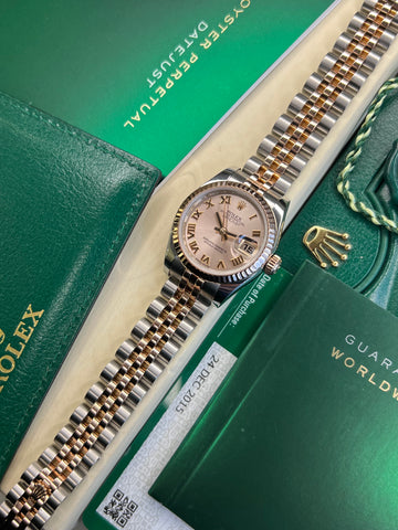 Rolex Datejust 26 Steel & Rose Gold (2015 Box & Papers)