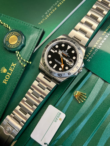 Rolex Explorer II Black Dial (2025 Full Set) 226570