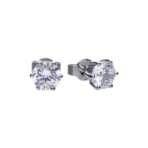 Diamonfire Claw Set 2ct Stud Earrings